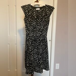 ELLE Women’s Seamed Texture Fit & Flare Dress – Size XS